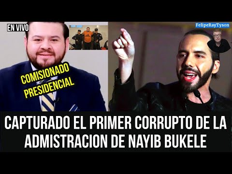 Capturado el primer corrupto de la Admistracion de Nayib Bukele de El Salvador Christian Flores