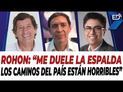 EN VIVO  Rohon:  Me duele la espalda, los caminos del país están horribles | 15/06/2023.