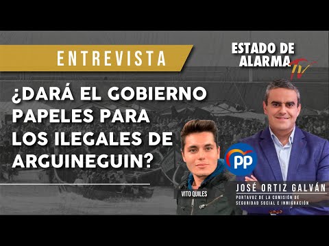 ¿DARÁ el GOBIERNO PAPELES para los ILEGALES de ARGUINEGUÍN Entrevista a José Ortiz Galván