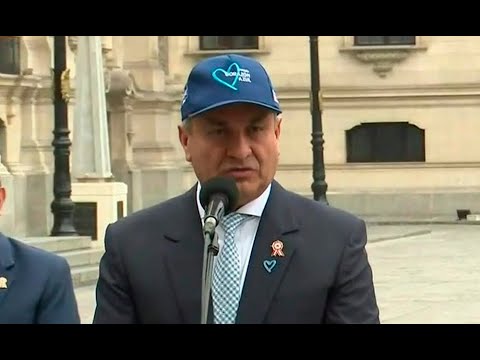 Ministro del Interior anuncia campaña Corazón Azul contra la trata de personas