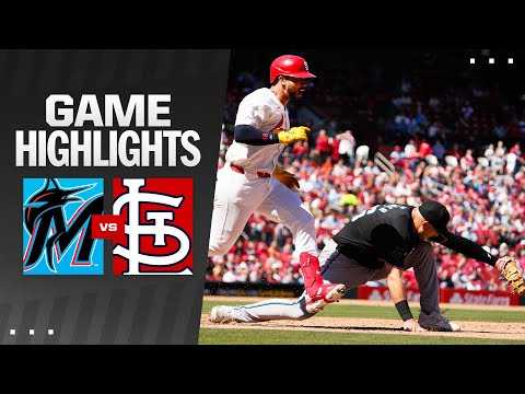 Marlins vs. Cardinals Game Highlights (4/6/24) | MLB Highlights