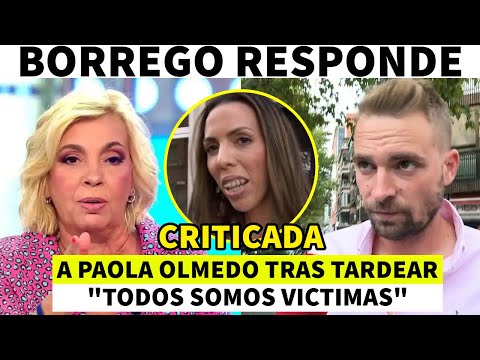 Carmen Borrego responde a las acusaciones de su ex nuera, Paola Olmedo: Todos somos víctimas