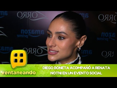 Renata Notni llegó compañada de su novio, Diego Boneta | Programa del 18 de enero 2024 | Ventaneando