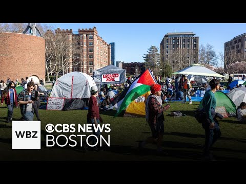College students in Boston, across country protest war in Gaza