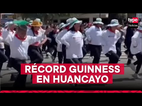 Huancayo: récord Guinness por la mayor lección de baile de Huaylarsh