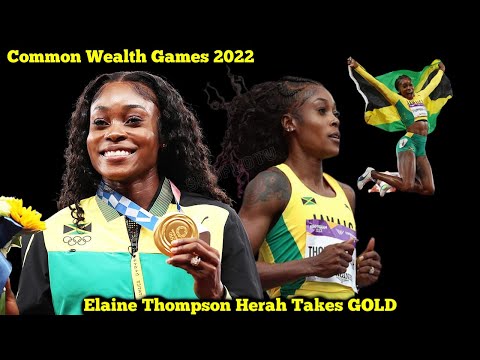 Jamaican Sprint Queen Elaine Thompson Strikes GOLD at Common Wealth Games 2022