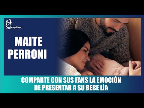 Maite Perroni y Andrés Tovar emocionados presentan a su bebé, Lía