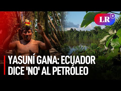 Ecuador votó por parar la EXTRACCIÓN DE PETRÓLEO en la AMAZONÍA