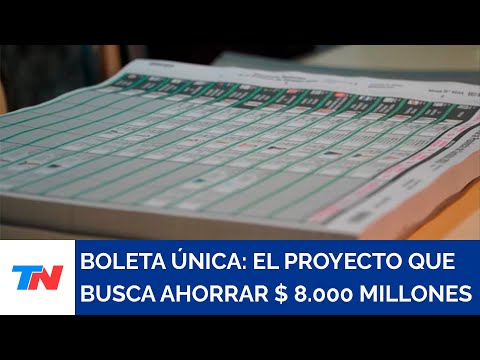 El Gobierno busca ahorrar $8000 millones con la boleta única y frenar “negocios” de los partidos