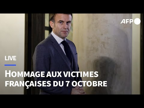 LIVE - La France rend un hommage national à ses victimes du 7 octobre en Israël