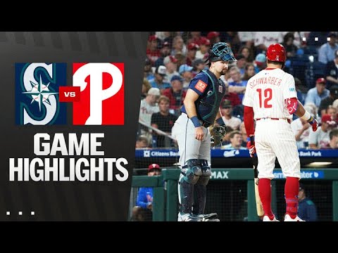 Mariners vs. Phillies Game Highlights (8/18/25) | MLB Highlights
