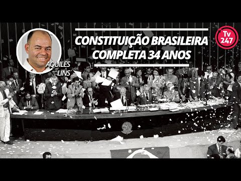 Constituição brasileira completa 34 anos