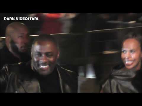 Idris Elba & Sabrina Dhowre @ Paris Fashion Week 21 january 2025 show Louis Vuitton