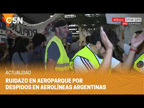 RUIDAZO en AEROPARQUE: denuncian DESPIDOS en AEROLÍNEAS ARGENTINAS