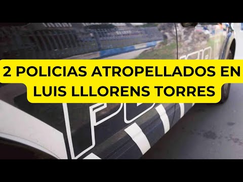 ATROPELL4N 2 POLICIAS EN CASERIO LLORENS TORRES