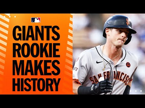 GIANTS HISTORY for Tyler Fitzgerald! (5 straight games with a home run for the Giants rookie!)