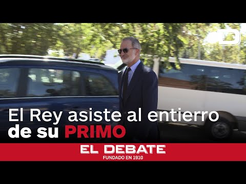 El Rey y la Infanta Cristina asisten al entierro de su primo Juan Gómez-Acebo