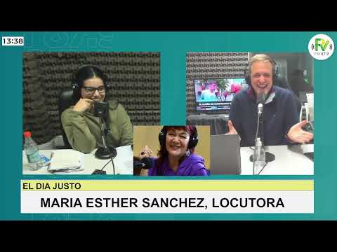 #ElDiaJusto: En el día del locutor, Justo y Lauro hablaron con Maria Esther Sánchez, y