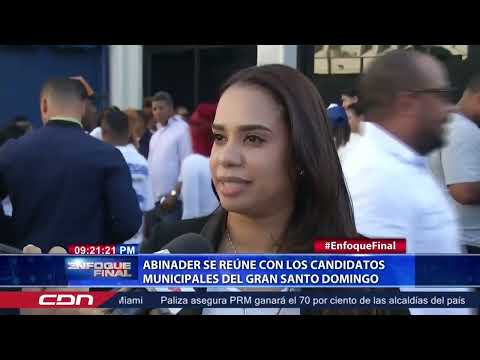 Abinader se reúne con los candidatos municipales del gran Santo Domingo