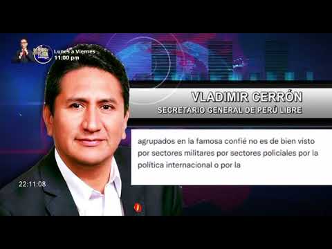 Vladimir Cerrón critica al presidente Pedro Castillo en conversatorio de las Farc
