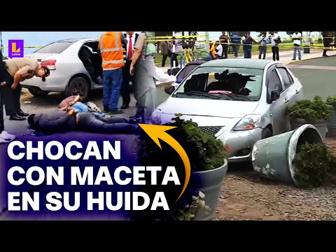 Capturan a delincuentes tras balacera en San Miguel: Maceta en la pista frustró su escape