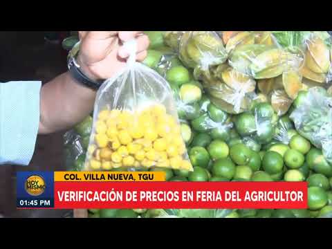 Verificación de precios en Feria del Agricultor