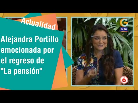 Alejandra Portillo emocionada por el regreso de la teleserie La Pensión | Actualidad