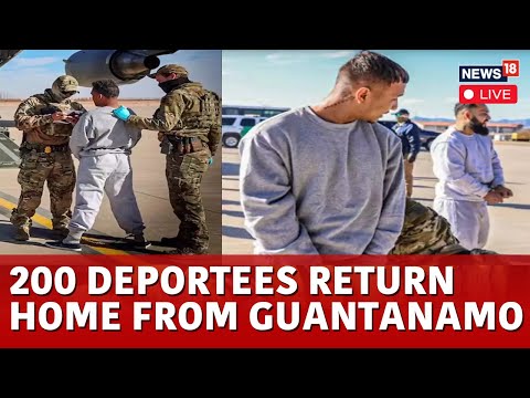 LIVE: Venezuelan Migrants Fly Home From Guantanamo Via Honduras | Trump Mega Deportation Drive| N18G