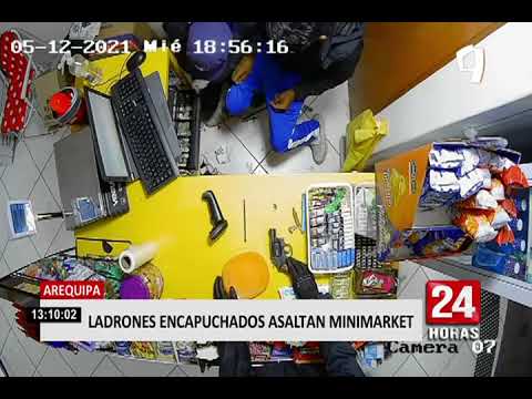 Arequipa: en dos minutos se llevan S/ 2500 en asalto a minimarket