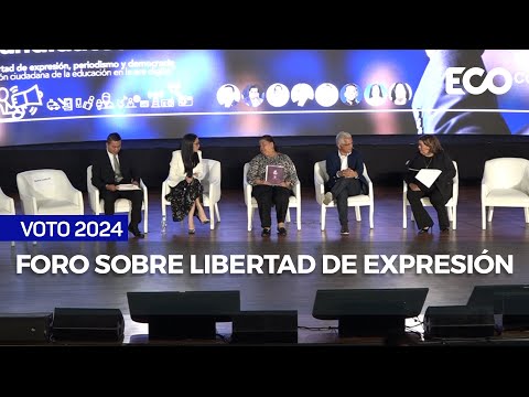 Candidatos debaten sobre libertad de expresión en conversatorio del CONAPE | #EcoNews