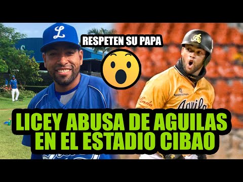 TIGRES DEL LICEY Abusan De AGUILAS En Pleno Estadio Cibao