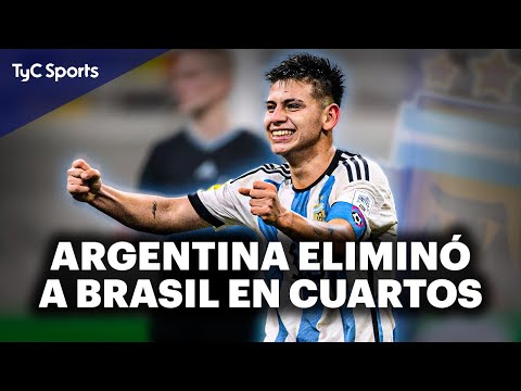 HAT-TRICK DE CLAUDIO ECHEVERRI Y ARGENTINA SEMIFINALISTA DEL MUNDIAL SUB 17 TRAS ELIMINAR A BRASIL