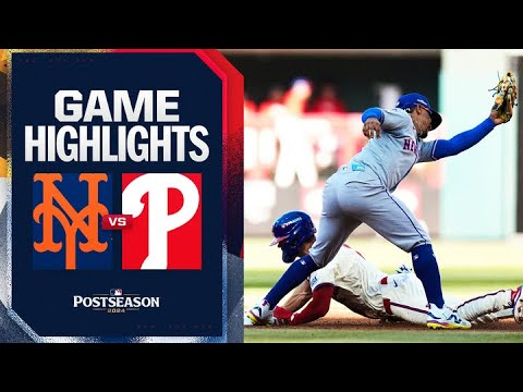 Mets vs. Phillies NLDS Game 2 Highlights (10/6/24) | MLB Highlights