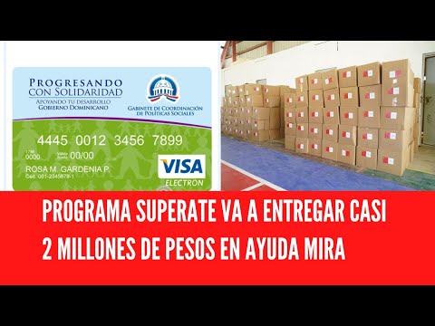 PROGRAMA SUPERATE VA A ENTREGAR CASI 2 MILLONES DE PESOS EN AYUDA MIRA