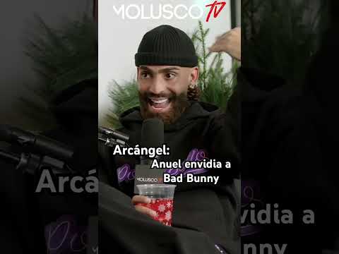 Arcangel dice que Anuel envidia a Bad Bunny #shorts #moluscotv #badbunny #molusco