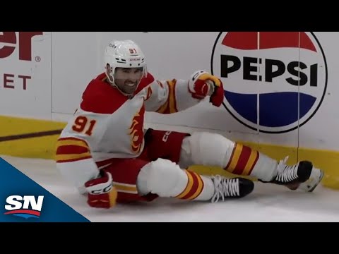 Flames Incensed As Jaccob Slavin Scores After Nazem Kadri Takes Hit To The Back