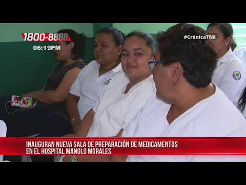 Hospital Manolo Morales inaugura sala para preparación de medicamentos - Nicaragua