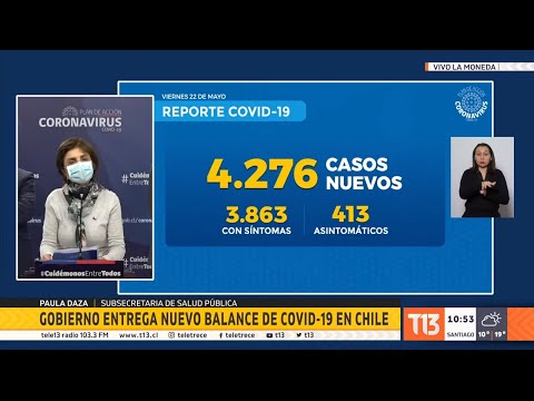 Coronavirus en Chile: balance oficial 22 de mayo