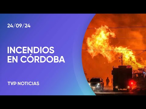 Incendios en Córdoba: los focos que siguen activos