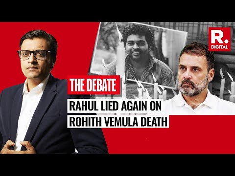 Did Rahul Gandhi Toy With Truth To Profit From Vemula Death, Asks Arnab | Nation's Sharpest Opinion