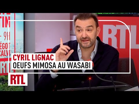 Cyril Lignac : les oeufs mimosa au wasabi