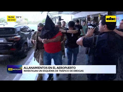 Cocaína a Europa: Allanamientos en el aeropuerto Silvio Pettirossi