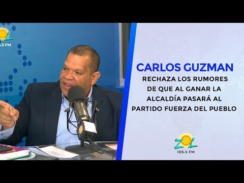 Carlos Guzmán rechaza los rumores de que al ganar la alcaldía pasará al Partido Fuerza del Pueblo