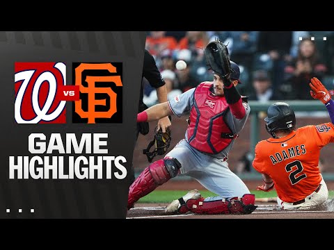 Nationals vs. Giants Game Highlights (8/8/25) | MLB Highlights