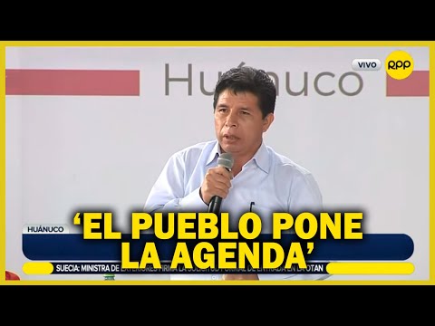 Pedro Castillo: el pueblo es el que tiene que gobernar y poner la agenda”
