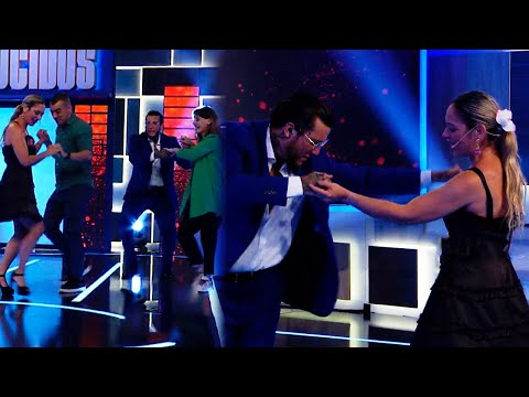 ¡Marc Anthony, un poroto! Alex Caniggia se animó a bailar salsa y merengue con una desconocida