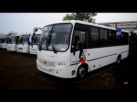 Transportistas de León reciben 48 nuevas unidades de buses rusos