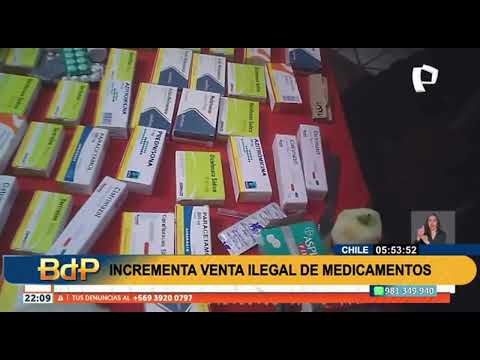 Chile: Se incrementa venta ilegal de medicamentos a plena luz del día