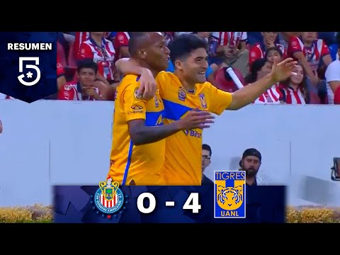 Resumen Chivas vs Tigres | Jornada 14 | Liga MX | El 5