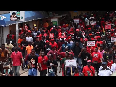 Ghana protesters demand Central Bank Governor be removed from office